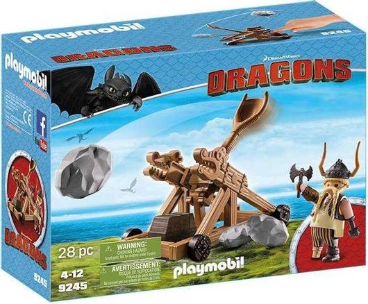 Playmobil Dragons Gobber with Catapult 9245 για 4+ Ετών