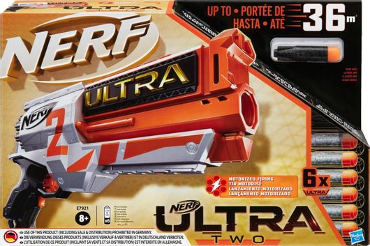 Nerf Hasbro Εκτοξευτής Two Motorized Blaster Fast-Back Reloading Ultra για 8+ Ετών