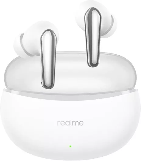 Realme Buds Air 3 Neo Bluetooth Handsfree Ακουστικά με Αντοχή στον Ιδρώτα & Θήκη Φόρτισης Λευκό