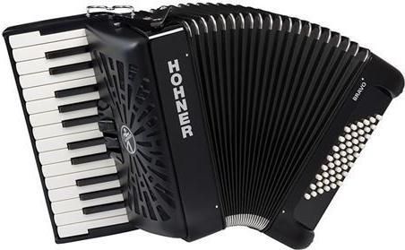 Ακκορντεόν Hohner Bravo Ii 48 Silent Κey Μαύρο