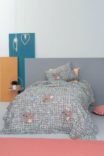 Παιδικό Πάπλωμα Palamaiki Cluster Ημίδιπλο 160x240cm Γκρι