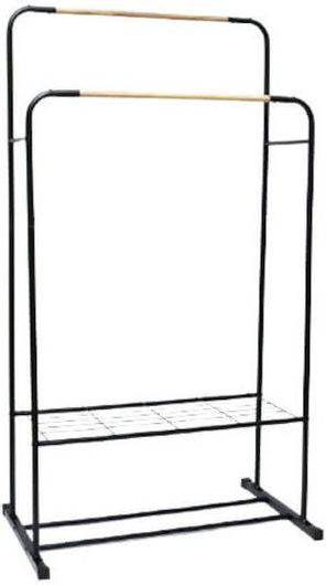 Κρεμάστρα Δαπέδου Bormann BPC2100 από Μέταλλο 80x50x150cm Μαύρη