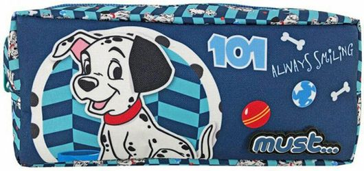 Κασετίνα Must Βαρελάκι 101 Dalmatians 2 Θήκες Μπλε
