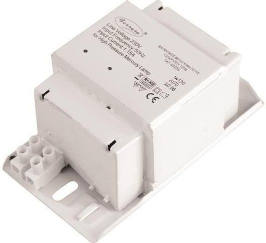 Μετασχηματιστής Φωτιστικών Eurolamp 147-50255 Μαγνητικός Υδραργύρου 125W 230V Λευκό