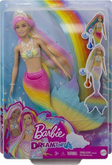 Κούκλα Barbie Mattel Dreamtopia Γοργόνα Ουράνιο Τόξο για 3& Ετών
