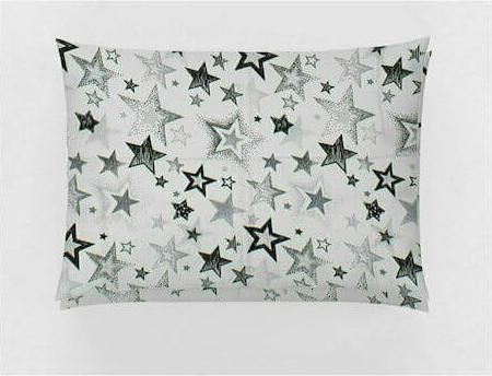 Παιδική Μαξιλαροθήκη Dimcol Star 120 50x70cm Γκρι