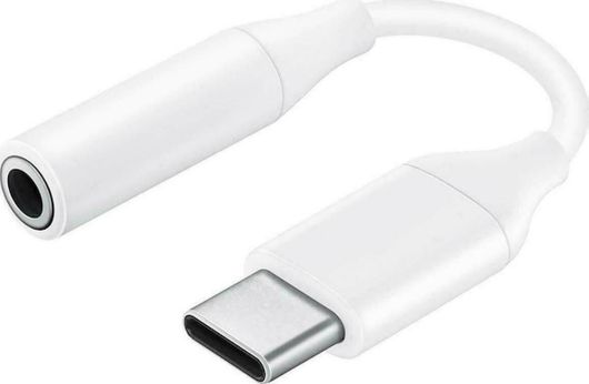 Samsung Μετατροπέας USB-C male σε 3.5mm female Λευκό EE-UC10JUWEGUS