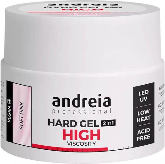 Τζελ Χτισίματος Νυχιών Andreia Gel 2in1 Soft Pink 22gr