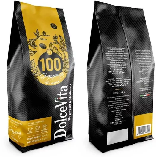 Καφές Espresso Dolce Vita Arabica Gran Gusto σε Κόκκους 1000gr