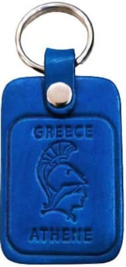 Μπρελόκ Δερμάτινο Greece Athene 3598K Μπλε