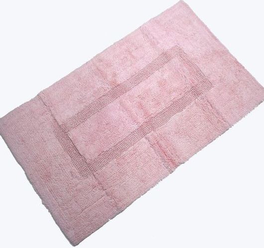 Πατάκι Μπάνιου Palamaiki 60x100cm Plain Ροζ