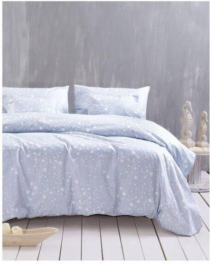 Μαξιλαροθήκη Rythmos Estella Σετ 2τμχ 50x70cm Γαλάζιο