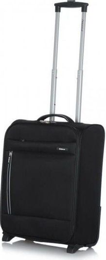 Βαλίτσα Ταξιδίου Καμπίνας Diplomat The Cabin55 Υφασμάτινη με 2 Ρόδες Ύψους 55cm Μαύρο
