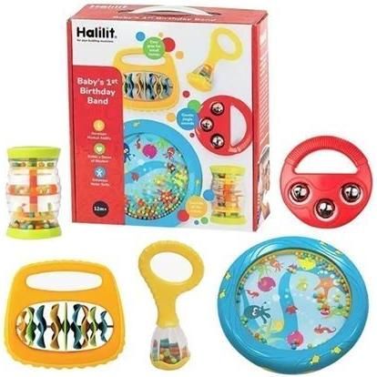 Σετ Κρουστών Halilit Baby's 1st Birthday Band MS9008