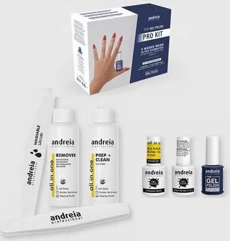 Σετ Ημιμόνιμου Βερνικιού Andreia The Gel Polish Pro Kit
