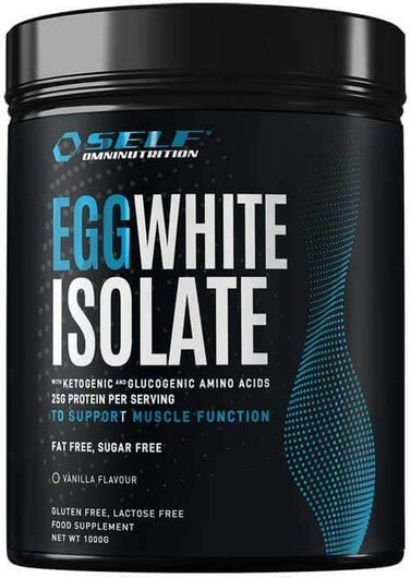 Self Omninutrition Egg White Isolate Χωρίς Γλουτένη & Λακτόζη με Γεύση Βανίλια 1kg