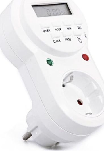 Χρονοδιακόπτης Πρίζας GET03A-GR Εβδομαδιαίος Ψηφιακός