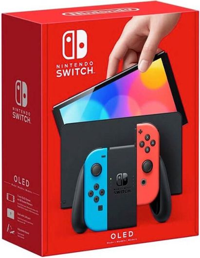 Nintendo Switch OLED Neon 64GB Μπλε Κόκκινο