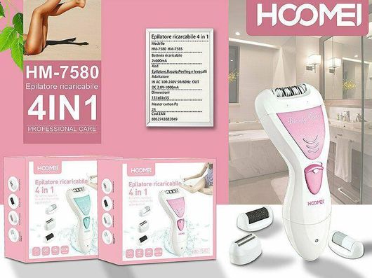 Hoomei HM-7580 Αποτριχωτική Μηχανή Epilator για το Σώμα HM-7580