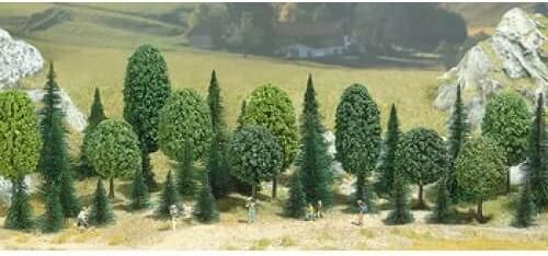 Διακοσμητικά Στοιχεία Μακέτας Μικτό Δάσος Busch 6590