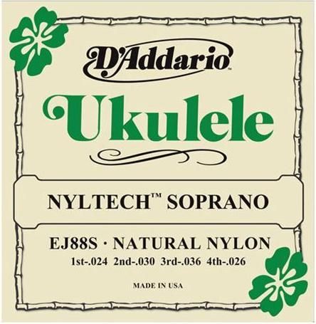 Χορδές Γιουκαλίλι Daddario EJ 88S Nyltech