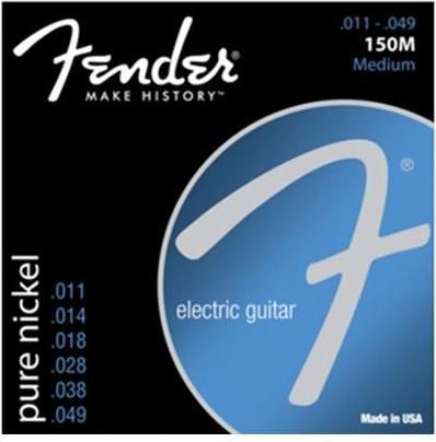 Xορδές Ηλεκτρικής Κιθάρας Fender 150M Pure Nickel 11-49