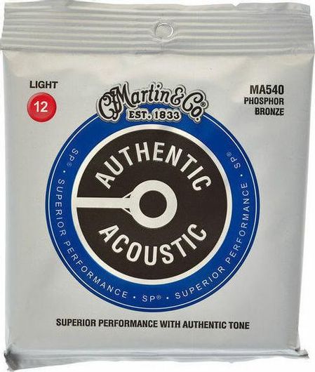 Σετ Χορδές Ακουστικής Κιθάρας Martin & Co. MA540 12-54