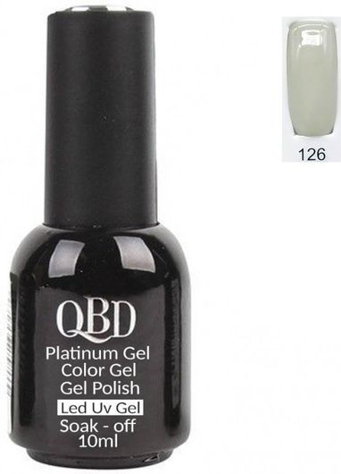 Ημιμόνιμο Βερνίκι Νυχιών QBD 10ml Λευκό 126