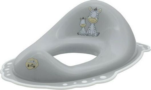 Παιδικό Κάθισμα Τουαλέτας Maltex Σκληρό Εκπαιδευτικό Ζέβρα Γκρι