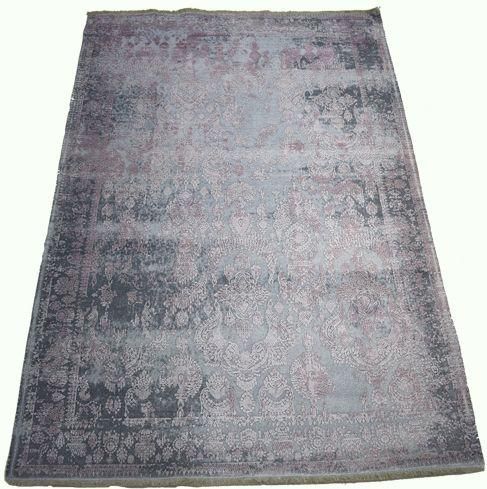 Χαλί Alexander Carpets Van Gong Elit 1 Μηχανής 150x220cm Ροζ/Γκρι