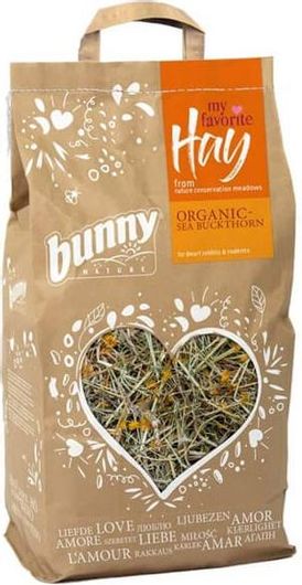 Βιολογικό Θαλάσσιο Ιπποφαές Bunny Nature για Κουνέλια Νάνους & Τρωκτικά 100gr