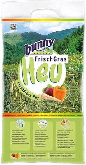 Άχυρο Bunny Nature Fresh Grass Hay με Λαχανικά 500gr