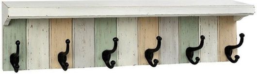 Κρεμάστρες Τοίχου 88x11x21.5cm Ξύλινη Λευκή