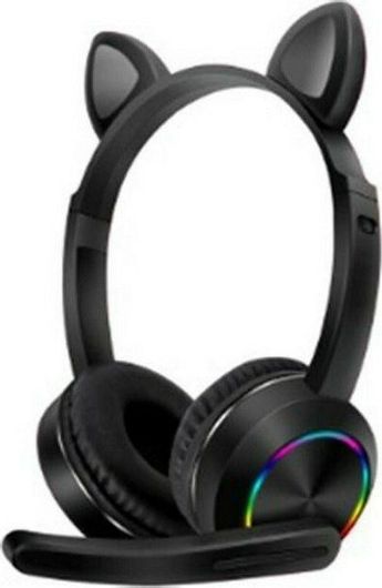 Headphones AKZ-K23 Ασύρματα Bluetooth Over Ear Παιδικά Μαύρο