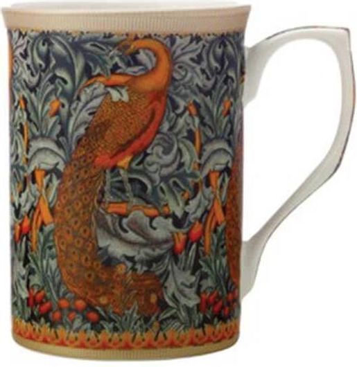 Casa Domani Peacock William Morris Κούπα από Πορσελάνη Πολύχρωμη 300ml