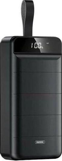 Power Bank Remax RPP-185 50000mAh με 3 Θύρες USB-A Μαύρο