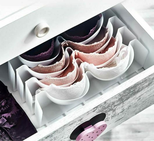 Διαχωριστικό Συρταριών για Εσώρουχα Viosarp TRN-202 Πλαστικό2τμχ Λευκό