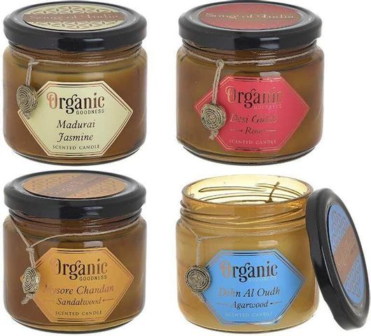 Αρωματικό Κερί Click Παραφίνης 4 Αρώματα 10.5x10.5x11cm 200gr