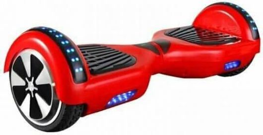 Hoverboard Smart Balance Wheel HB40 6.5" 400W με Μέγιστο Βάρος Αναβάτη 100kg Κόκκινο