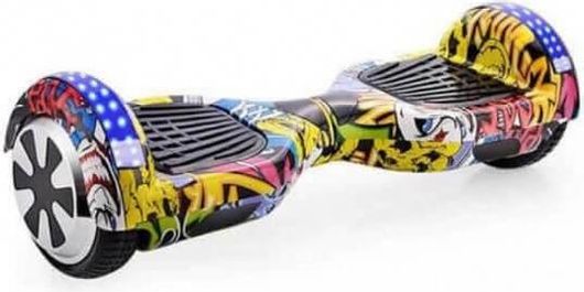 Hoverboard Smart Balance Wheel 6.5" 700W με Μέγιστο Βάρος Αναβάτη 100kg Πολύχρωμο