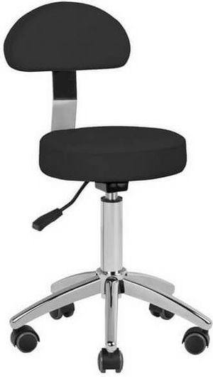 Σκαμπό  Αισθητικής & Κομμωτικής  SL-109 με Πλατή Μαύρο