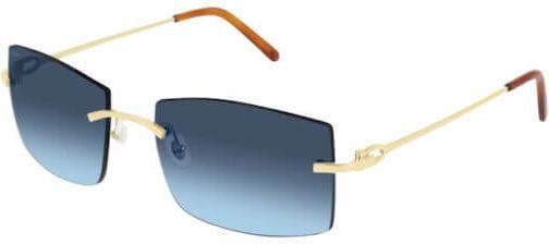 Γυαλιά Ηλίου Cartier CT0005RS 001 με Μεταλλικό Σκελετό Χρυσό