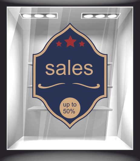 Αυτοκόλλητο Εκπτώσεων 113 50x70cm Πολύχρωμο