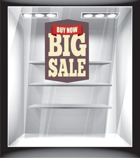 Αυτοκόλλητο Εκπτώσεων Buy Now 50x72cm Πολύχρωμο