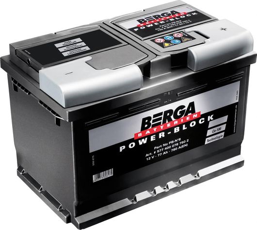 Μπαταρία Αυτοκινήτου Berga Power Block 72Ah B13 Pol DX0-1