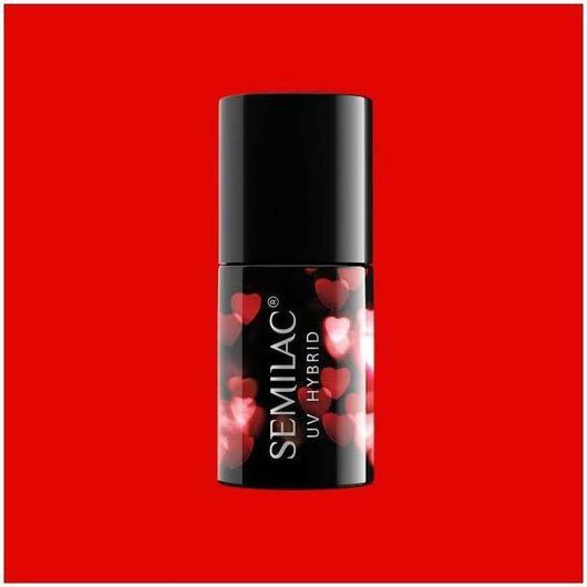 Ημιμόνιμο Βερνίκι Νυχιών Semilac Valentine Neon Red No317 7ml Κόκκινο
