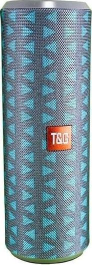 Φορητό Ηχείο T&G TG-126 με Χρόνο Λειτουργίας 6 Ώρες με Bluetooth & AUX/3.5mm Jack/MicroSD Γκρι