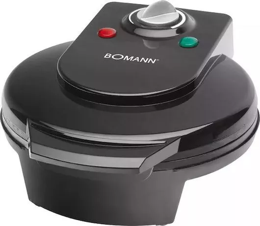 Bomann WA 5018 CB Βαφλιέρα σε Σχήμα Λουλούδι 1200W Black