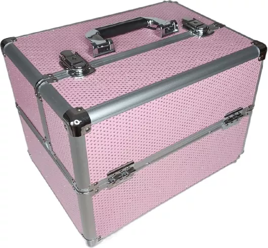 Επαγγελματικό Βαλιτσάκι Καλλυντικών Ro-Ro Accessories 31x23x24cm Ροζ