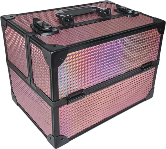 Επαγγελματικό Βαλιτσάκι Καλλυντικών Ro-Ro Accessories 33x23x25cm Ροζ